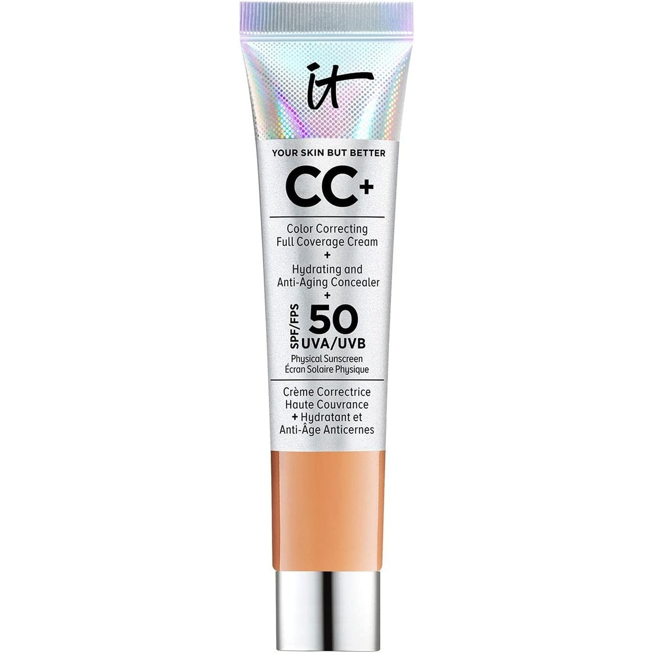 290034 - IT COSMETICS Krem CC SPF50+ Krem Korrektues me Mbulim të Lartë - Nuancë e Çelët dhe e Mesme, 12ml