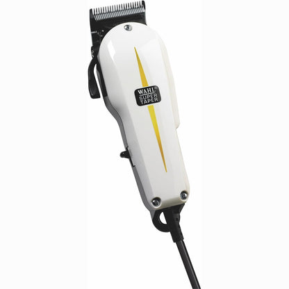 271142 - WAHL Super Taper - Makinë prerëse flokësh profesionale me kabllo, për prerjen e sasive të mëdha të flokëve dhe ngjyrosjen, e zezë/e bardhë