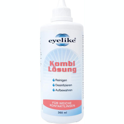 301447 - Zgjidhje Gjithë-në-Një Eyelike, sistem kujdesi për lente kontakt, 360ml