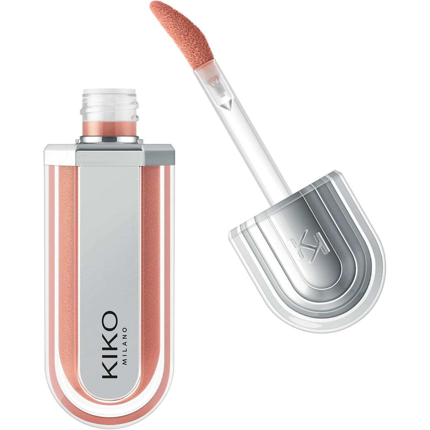 318003 - KIKO MILANO, Shkëlqyes buzësh 3D Hydra Xtreme Lipgloss 04, efekt vëllimi 3D, shkëlqim me përfundim pasqyre