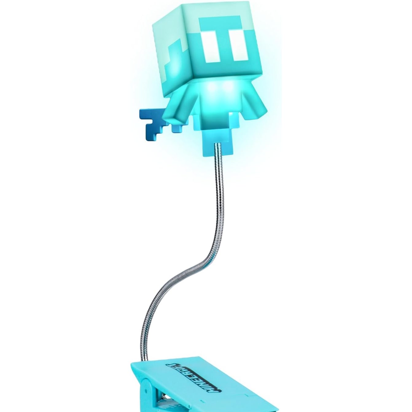 246787 - PALADONE Llambë Leximi Minecraft Allay me Kapëse dhe Kordon Fleksibël, 3 Modalitete Ndriçimi, Me Bateri