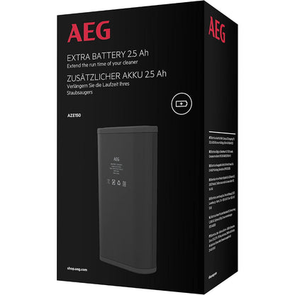 288178 - AEG Bateri Zëvendësuese AZE150 për AP8000, Kapacitet 2.5 Ah, Ndërrim i Shpejtë, Performancë e Fuqishme, E Zezë