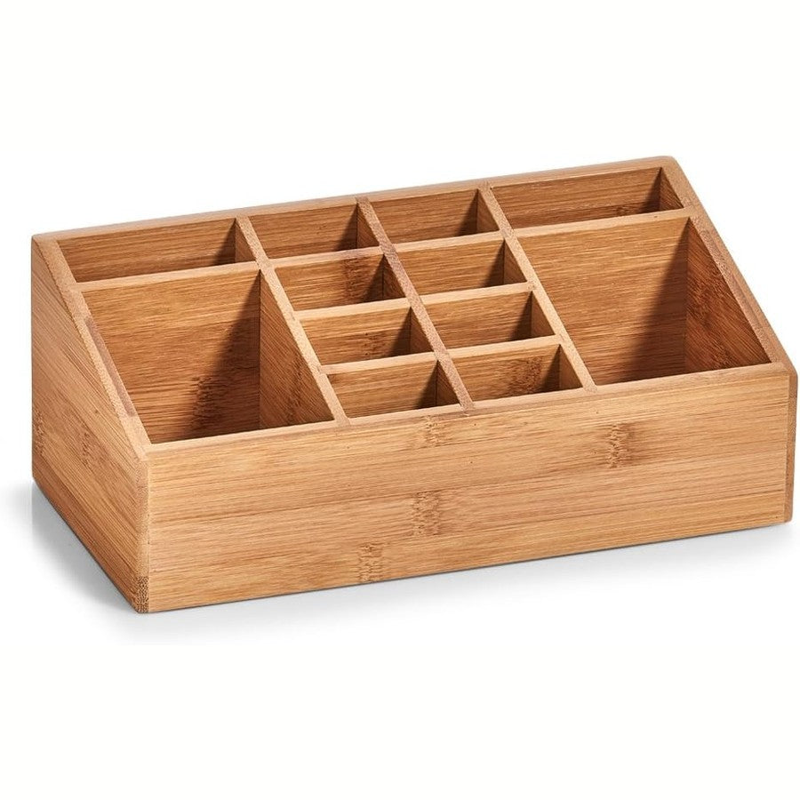 215771 - ZELLER Organizues me 12 ndarje, prej bambuje, afërsisht 25.4 x 12 x 10 cm