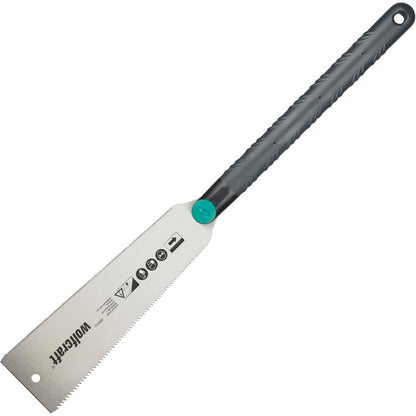 322442 - WOLFCRAFT Sharrë japoneze Ryoba, sharrë tërheqëse me dhëmbë të dyanshëm për dru, 240 mm