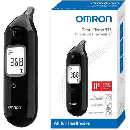 301873 - OMRON Gentle Temp 533, Termometër veshi pa kontakt, matje e shpejtë dhe e saktë në 1 sekondë