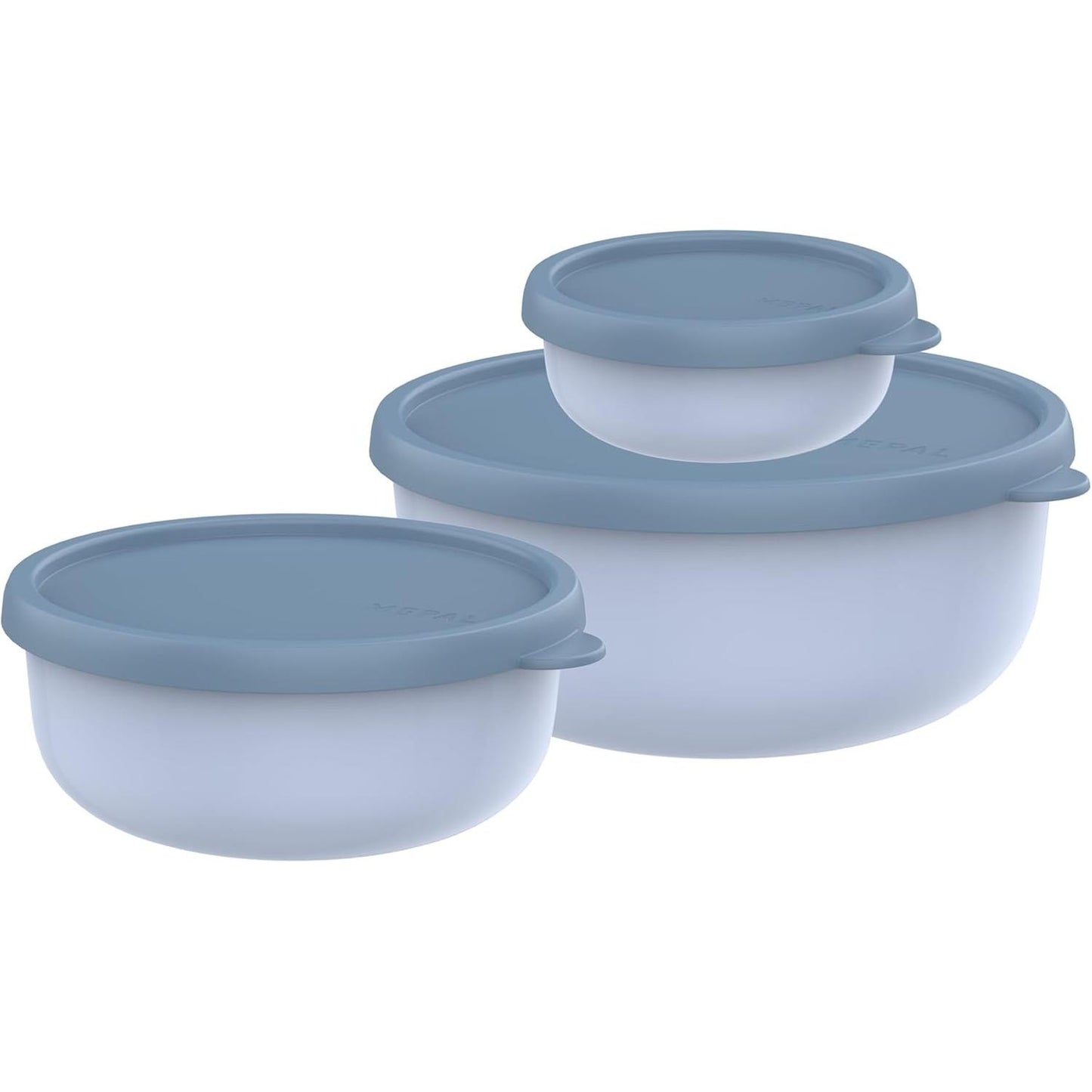 214961 - MEPAL Set enësh gatimi me mikrovalë Lumina me 2 pjesë - Enë për ruajtjen e ushqimit me kapakë -  750 + 1500 ml