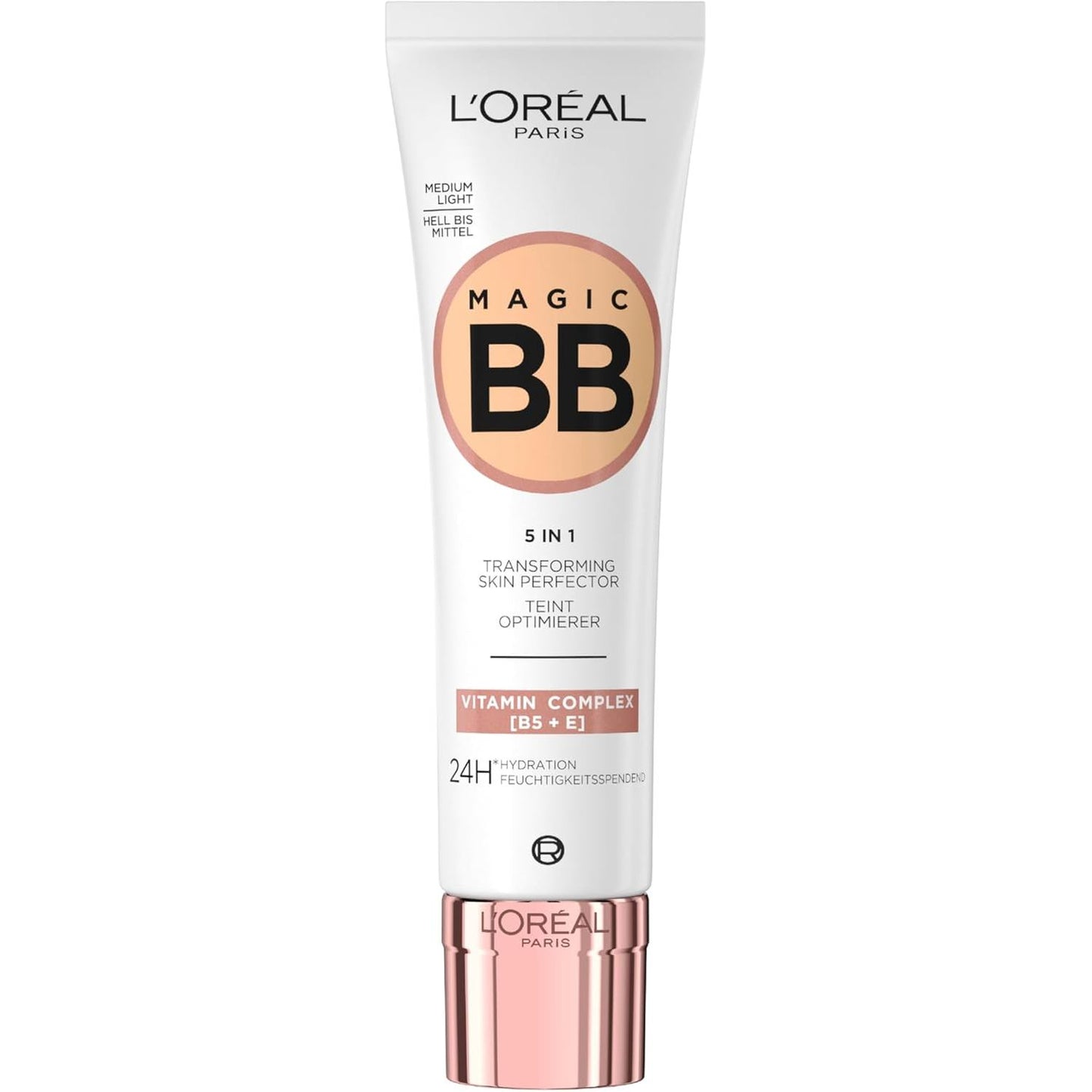 318538 - L'ORÉAL PARIS Krem Dite Ushqyes dhe Grim Magic BB, BB Krem Hidratues 1-24H, Medium Light, 30ml