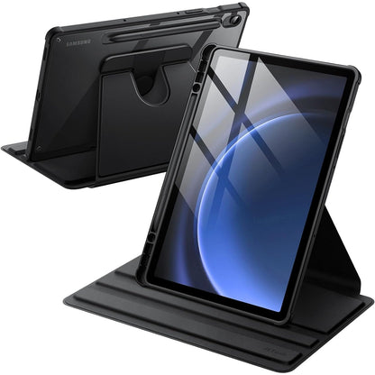 266994 - JETech Mbështjellëse rrotulluese për Samsung Galaxy Tab S10 Lite / S10 FE / S9 FE 10.9 inç / S9 11 inç me mbajtëse S Pen, e zezë