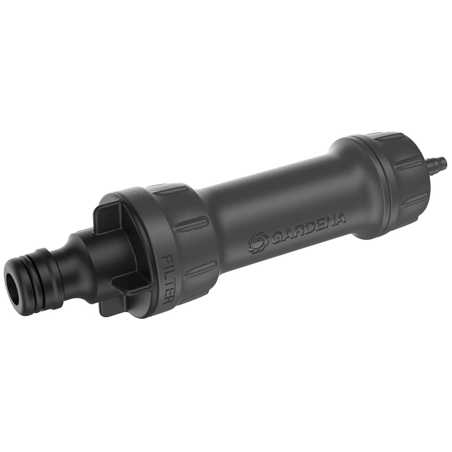 322638 - Gardena Micro-Drip-System Bazë Njësia 1000, komponent fillestar për sistemin automatik të ujitjes, zvogëlon presionin dhe filtron ujin, teknologji e thjeshtë lidhjeje (13333-20)