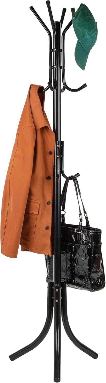 255858 - COATRACK11 Raft rrobash metalike me 11 grepa, e zezë, EU 43