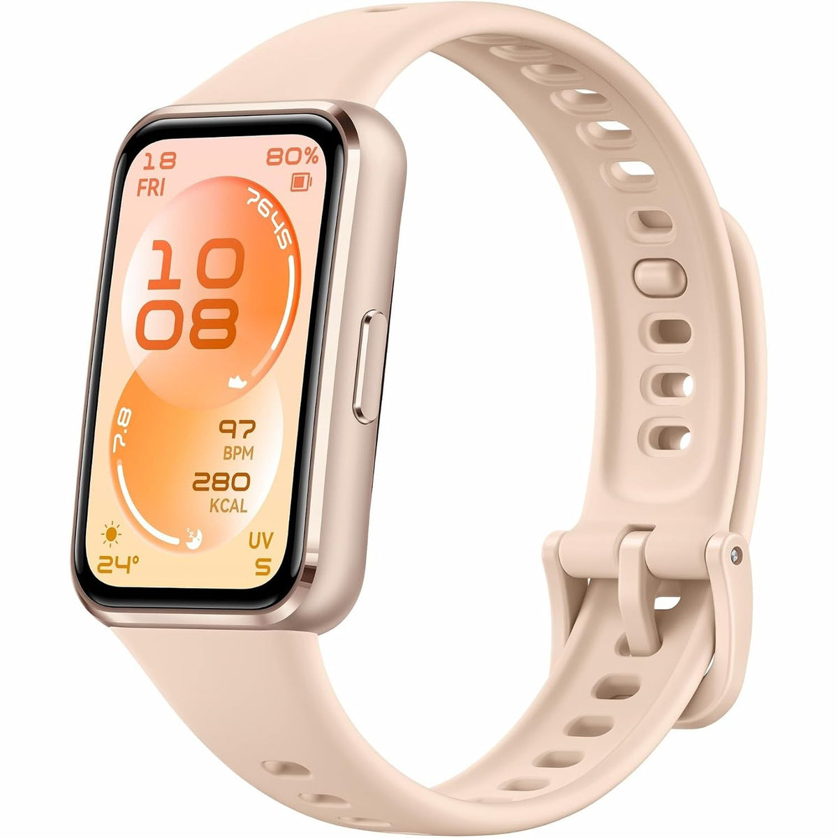 309589 - HUAWEI Orë inteligjente Band 11, Ekran 1.62", Gjurmues fitnesi, HRV i gjumit, deri në 14 ditë, 5ATM rezistencë ndaj ujit, Gjurmues aktiviteti, Bezhë
