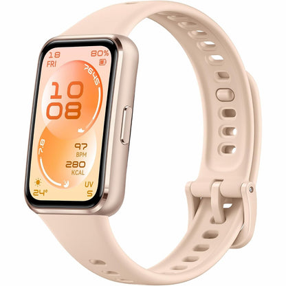 309589 - HUAWEI Orë inteligjente Band 11, Ekran 1.62", Gjurmues fitnesi, HRV i gjumit, deri në 14 ditë, 5ATM rezistencë ndaj ujit, Gjurmues aktiviteti, Bezhë