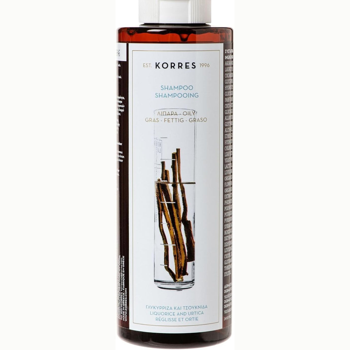 297413 - KORRES Shampo LICORICE & URTICA për flokë të yndyrshëm, 250ml