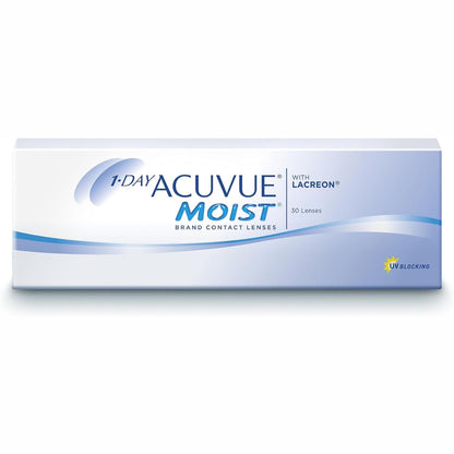 316792 - ACUVUE MOIST Lente kontakti ditore 1.75 dioptri, BC 8.5, Mbrojtje nga rrezet UV, 28 lente, për sy të ndjeshëm dhe persona që vuajnë nga alergjitë