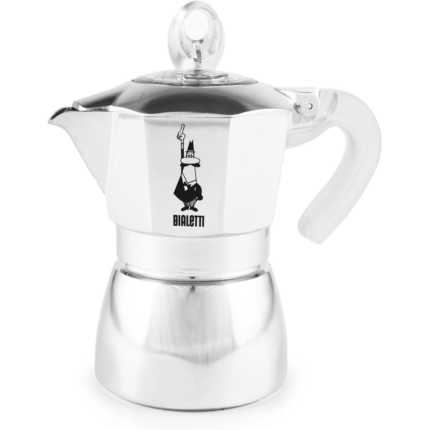 183852 - BIALETTI Makinë Kafeje Dama Pure Ice, Kapaciteti 3 Filxhanë (159ml), Materiali Alumini, Jo e Përshtatshme për Induksion