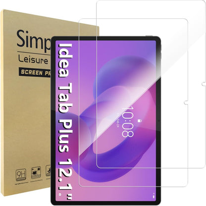 309346 - Simpeak Mbrojtës ekrani prej qelqi të temperuar me 2 copë, për Lenovo Idea Tab Plus 12.1", fortësi 9H, Rezistent ndaj gërvishtjeve