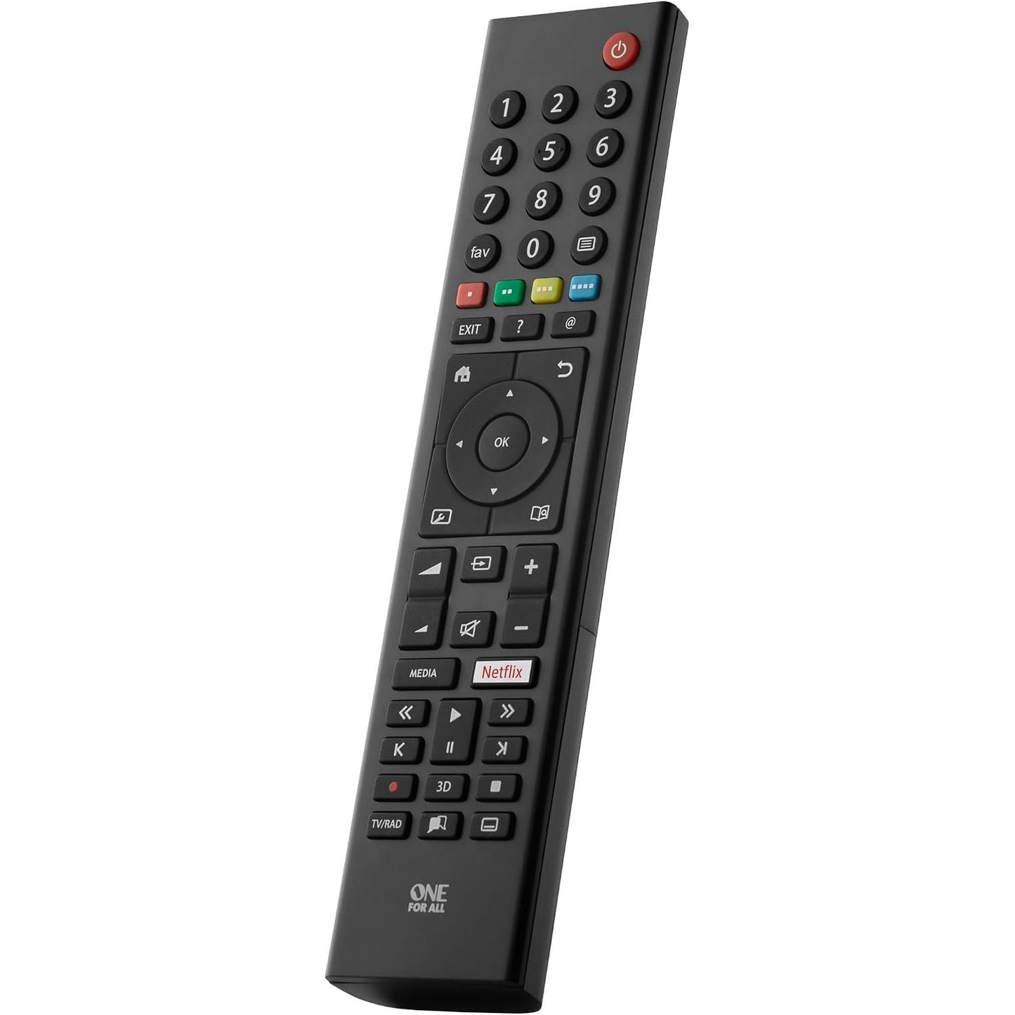 320219 - GRUNDIG Telekomandë për TV, URC1915, zëvendësim për të gjithë TV-të, e zezë