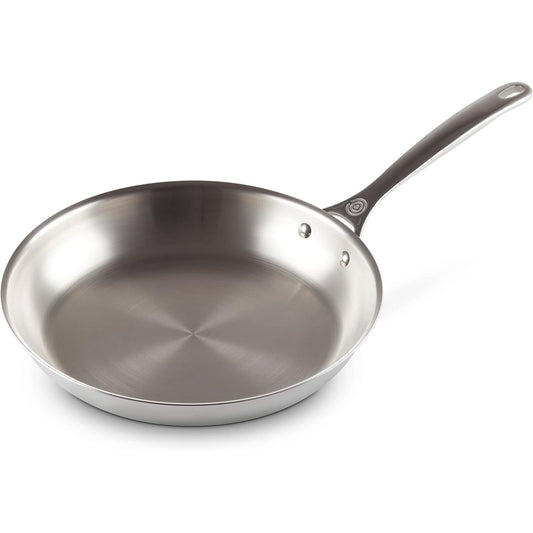 191075 - LE CREUSET Tigan Sheshtë pa Veshje nga Çelik Inox PLUS me 3 Shtresa, 20cm, Artikulli 96600220000100