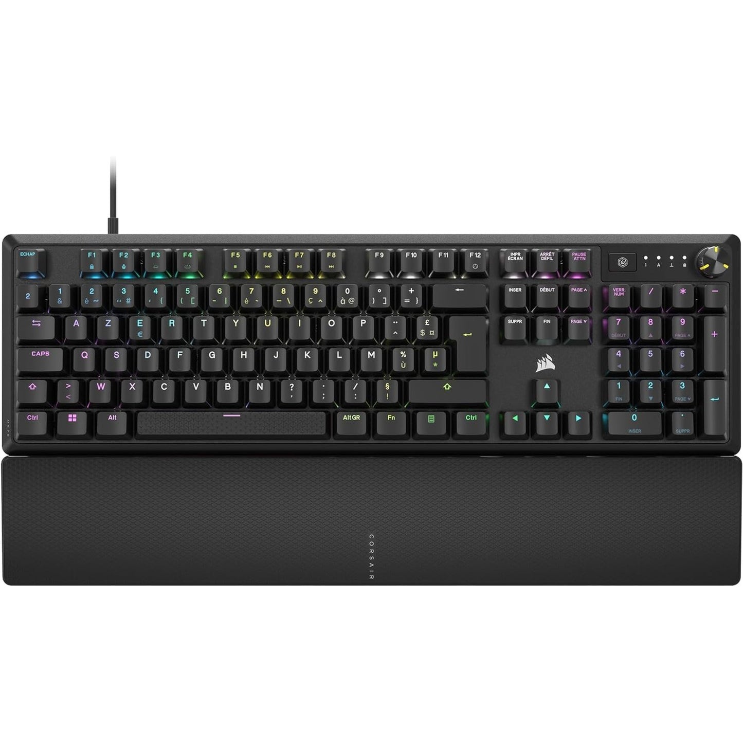 272757 - CORSAIR Tastierë mekanike për lojëra K70 Core RGB (AZERTY FR) – E zezë