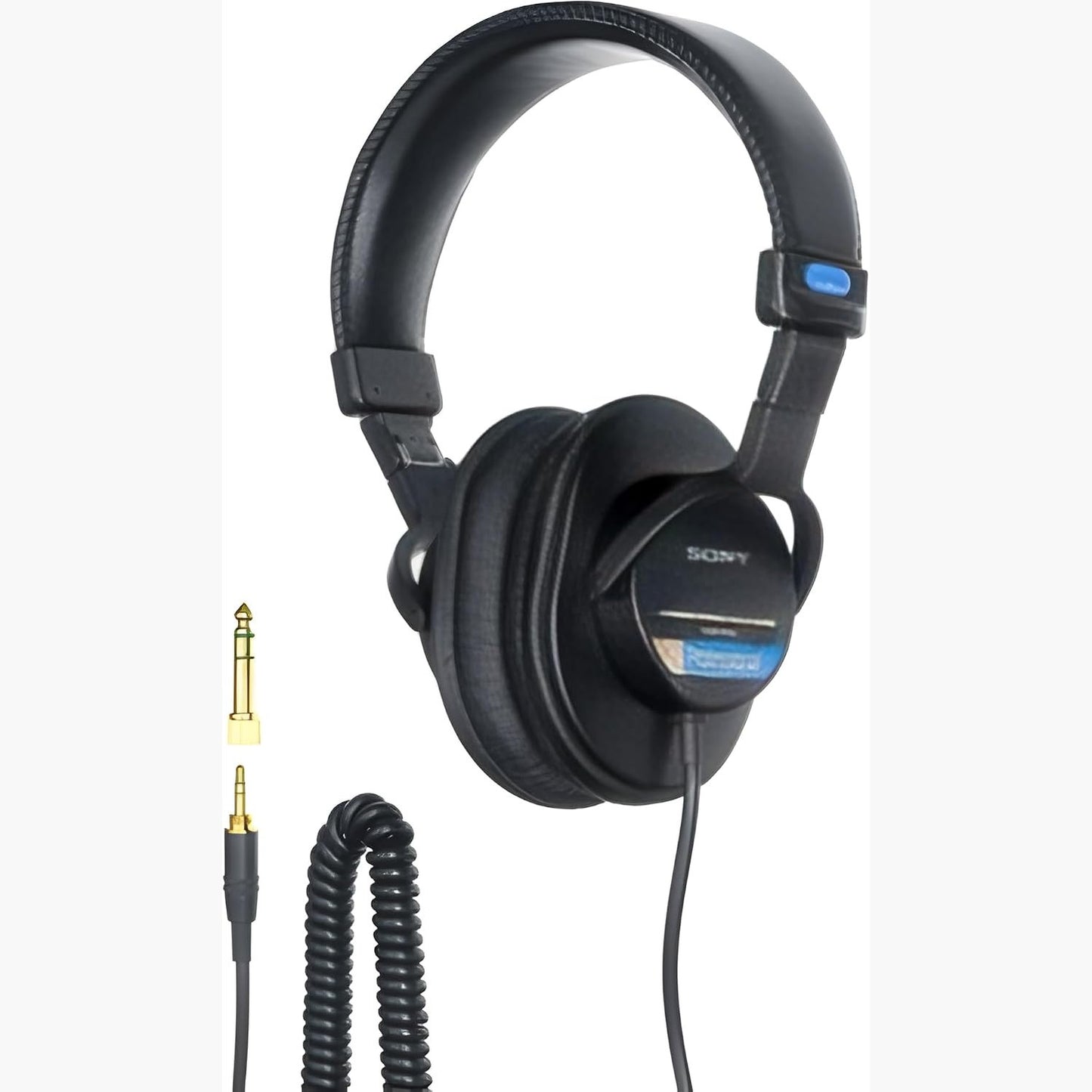 276152 - Sony Kufje MDR-7506, me pjesën e pasme të mbyllur, me tela, frekuenca 10 Hz-20 kHz, 63 ohm, të lehta, dizajn i palosshëm (227 g), ideale për regjistrim dhe miksim në studio, përfshin çantë mbajtëse, ngjyra: të zeza