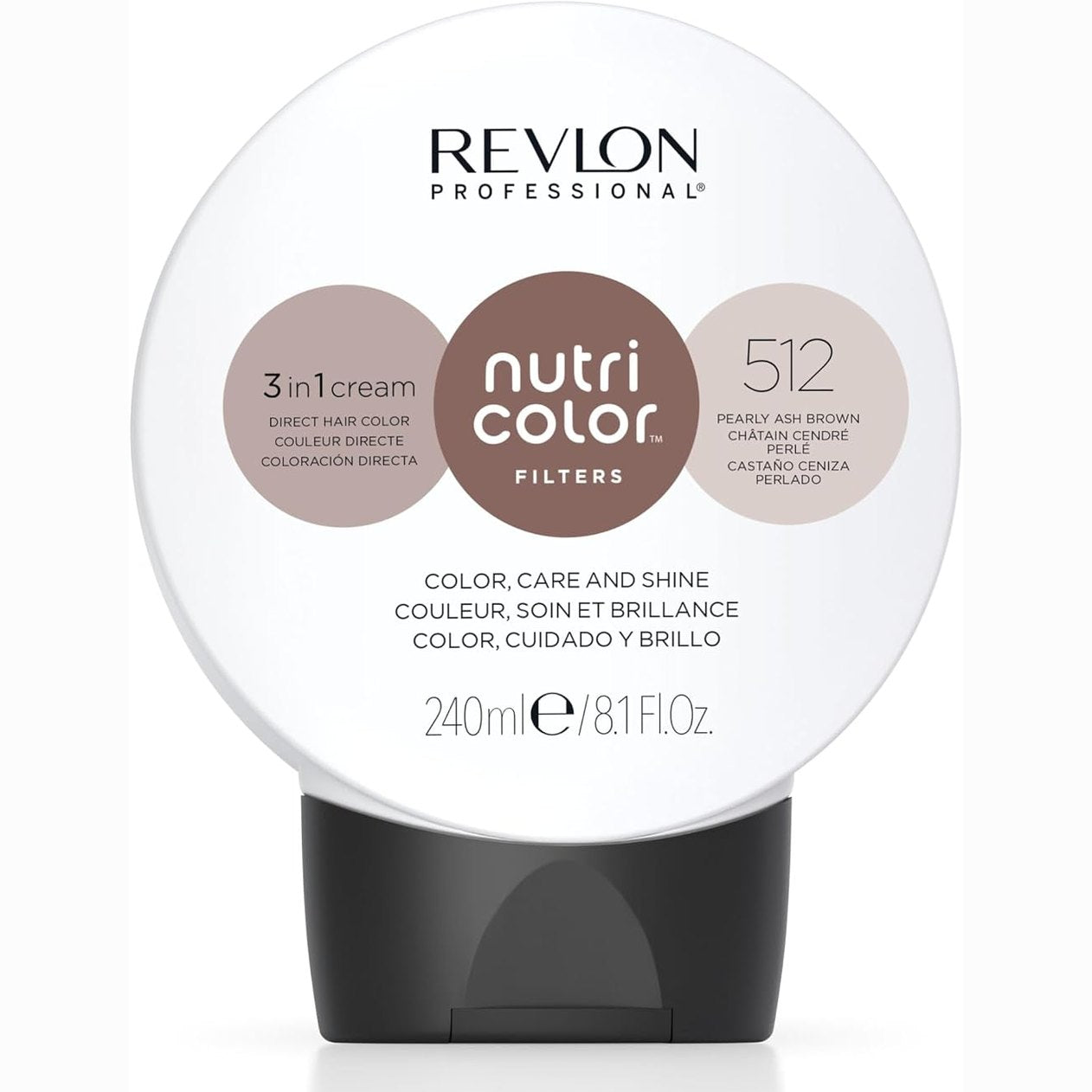 317229 - REVLON FILTRA PROFESIONALE Ngjyrë Nutri 512, 240 ml, maskë ngjyrosëse vegane