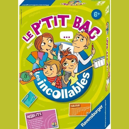 197840 - RAVENSBURGER - Loja e Diplomës për 2-4 Lojtarë të Moshave 6+, Versioni Frëngjisht, 140 Tema - Lojë Tavoline Familjare