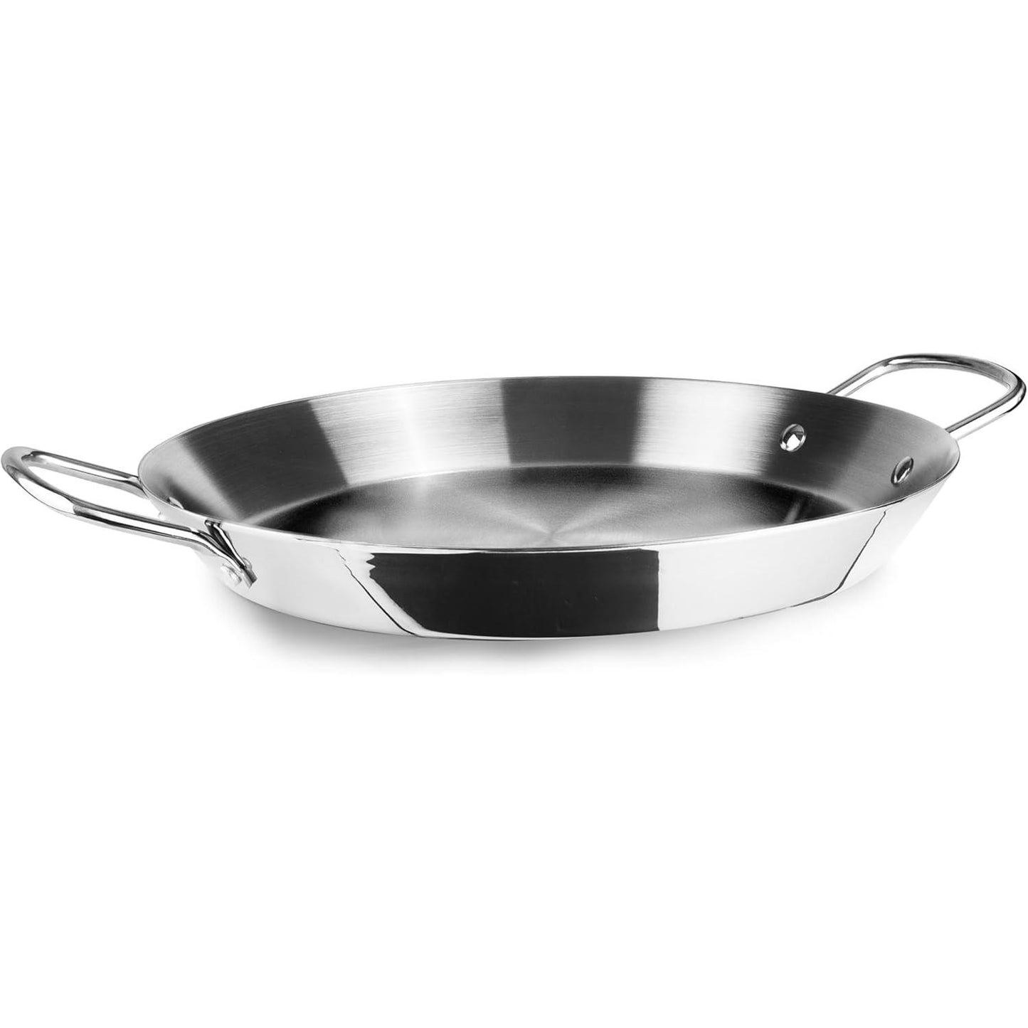 260866 - IBILITigan Paella me 5 Shtresa Element, 34 cm, 6 racione, pa shtresë jo-ngjitëse, i përshtatshëm për soba me induksion