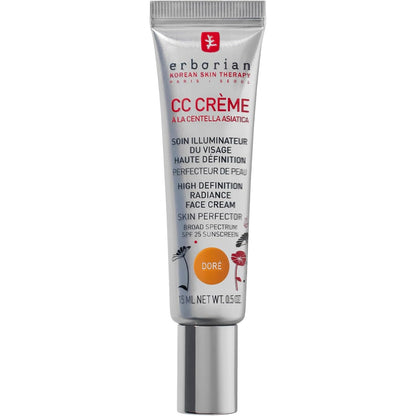 298476 - ERBORIAN Krem CC për fytyrën me Centella Asiatica, hidratues, SPF 25, 15 ml