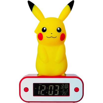 221752 - TEKNOFUN - Pokemon Pikachu që Ndiz Orën me Alarm, Wecker, model 811359