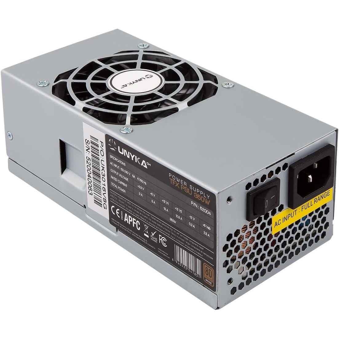 266324 - UNYKAch TFX 80+BR 350W - 350 W - 80 Plus Bronze