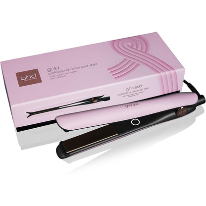274836 - GHD GOLD EDITION LIMITED, Pjastër flokësh, Gjerësi 26 mm, Sorbet Rozë, me Qese të Përputhshme dhe Rrotull Rezistent ndaj Nxehtësisë, (Plug BE)