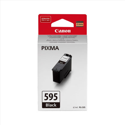 276735 - CANON Fishekë boje PG-595 origjinal, deri në 180 faqe A4 (1 x Fishekë e zezë), e pajtueshme me printerët PIXMA TS