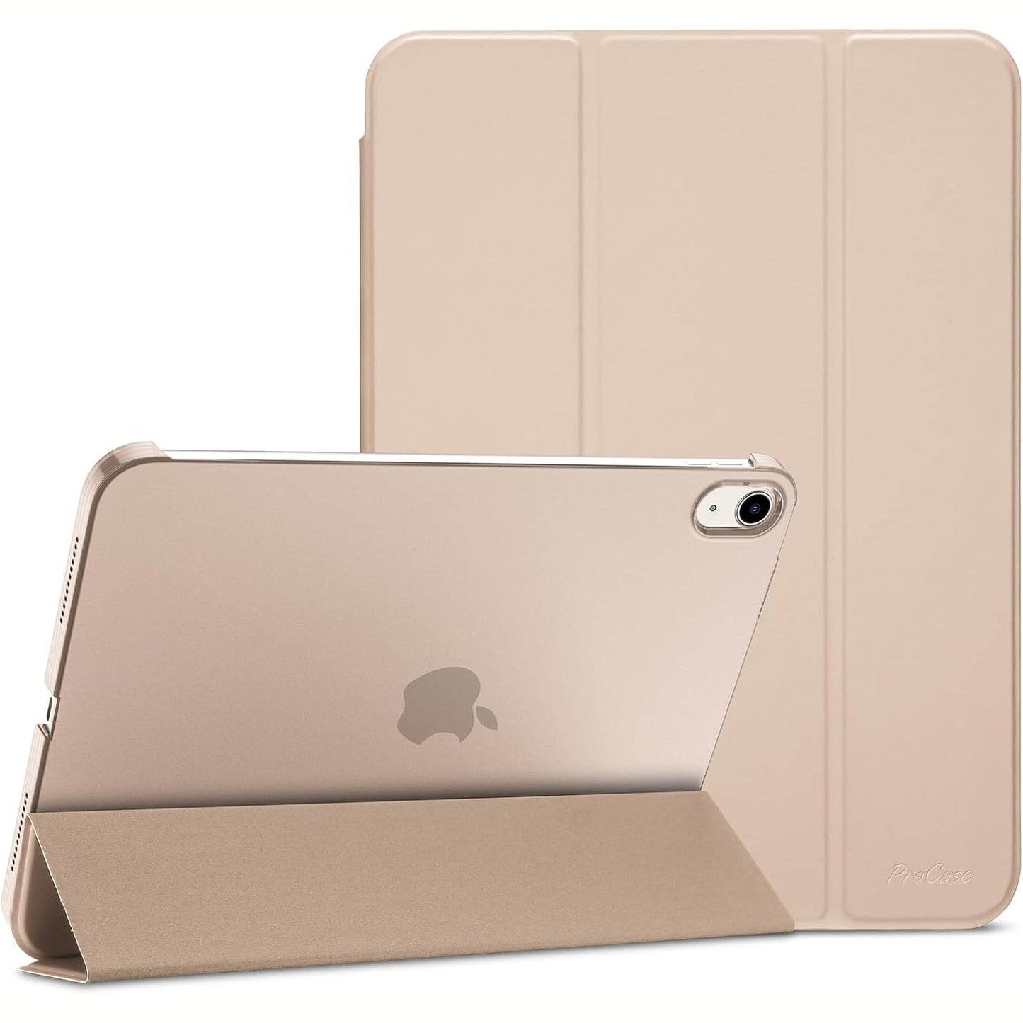 277017 - PROCASE Mbulesë për iPad A16 Gjenerata e 11-të 2025 11" / iPad Gjenerata e 10-të 2022 10.9", mbulesë mbrojtëse e lehtë dhe e hollë me funksion zgjimi/gjumi automatik - Stone