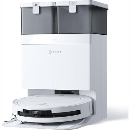 213003 - ECOVACS Fshesë me korrent robotike DEEBOT T50 Omni, 15,000 Pa, larje fshesë me ujë të nxehtë 75°C