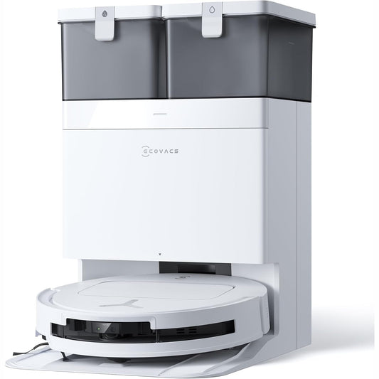 213003 - ECOVACS Fshesë me korrent robotike DEEBOT T50 Omni, 15,000 Pa, larje fshesë me ujë të nxehtë 75°C