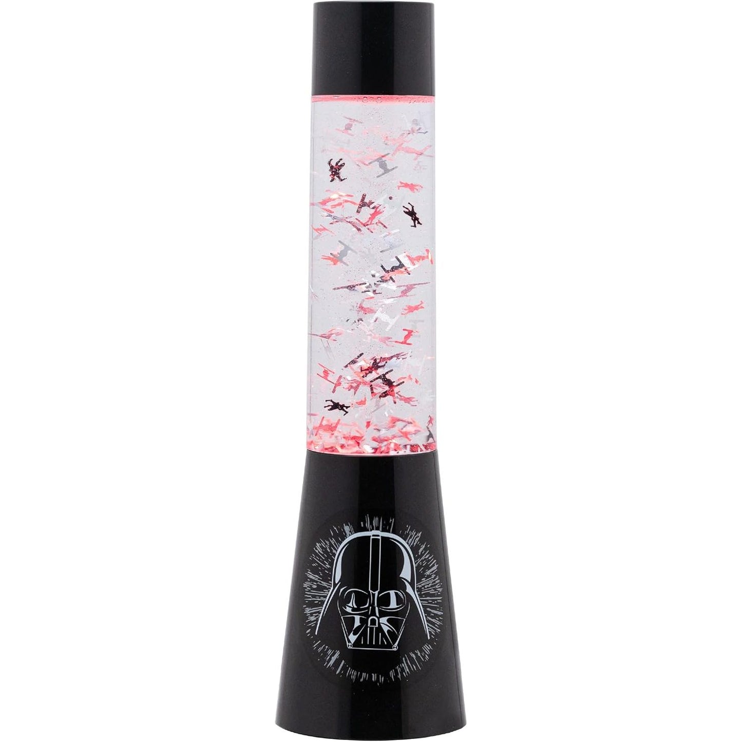 196196 - DISNEY - Llambë me Shkëlqim Star Wars Darth Vader me Anije Kozmike, Licencë Zyrtare, Dritë Nate për Dhomë Gjumi, Dekor për Dhomën e Lojërave, Ngjyra e Zezë