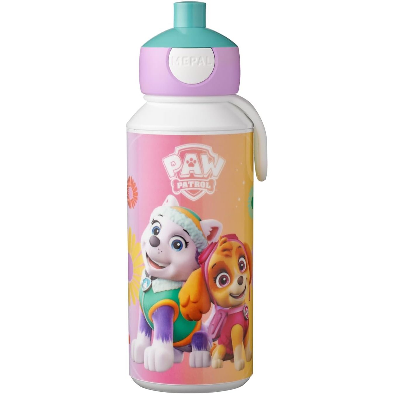 263439 - MEPAL Shishe Pijeje Kampusi që Hapet, E Ripërdorshme, Pa BPA, 400 ml, Vajzat e Patrolit të Këlyshëve