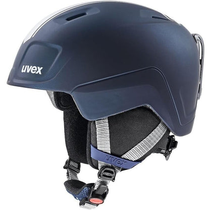 292462 - UVEX Heyya Pro - helmetë skijimi për fëmijë, Race Midnight, Argjendtë mat, 54-58 cm, e lehtë dhe e sigurt
