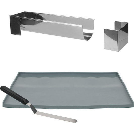 163727 - LILY COOK Set Rrotash KDO8594, Materiali i Plastikës, Ngjyra Argjëndtë/Blu, Madhësia 37x27x1 cm