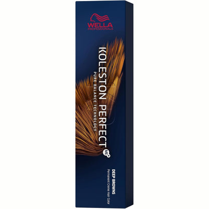 290357 - WELLA PROFESSIONALS Koleston Perfect Deep Browns - Ngjyrë e përhershme për flokë - 60ml, 5/77 Brown i çelët Brown i thellë, Teknologji Me+ Color, deri në 100% mbulim të thinjave