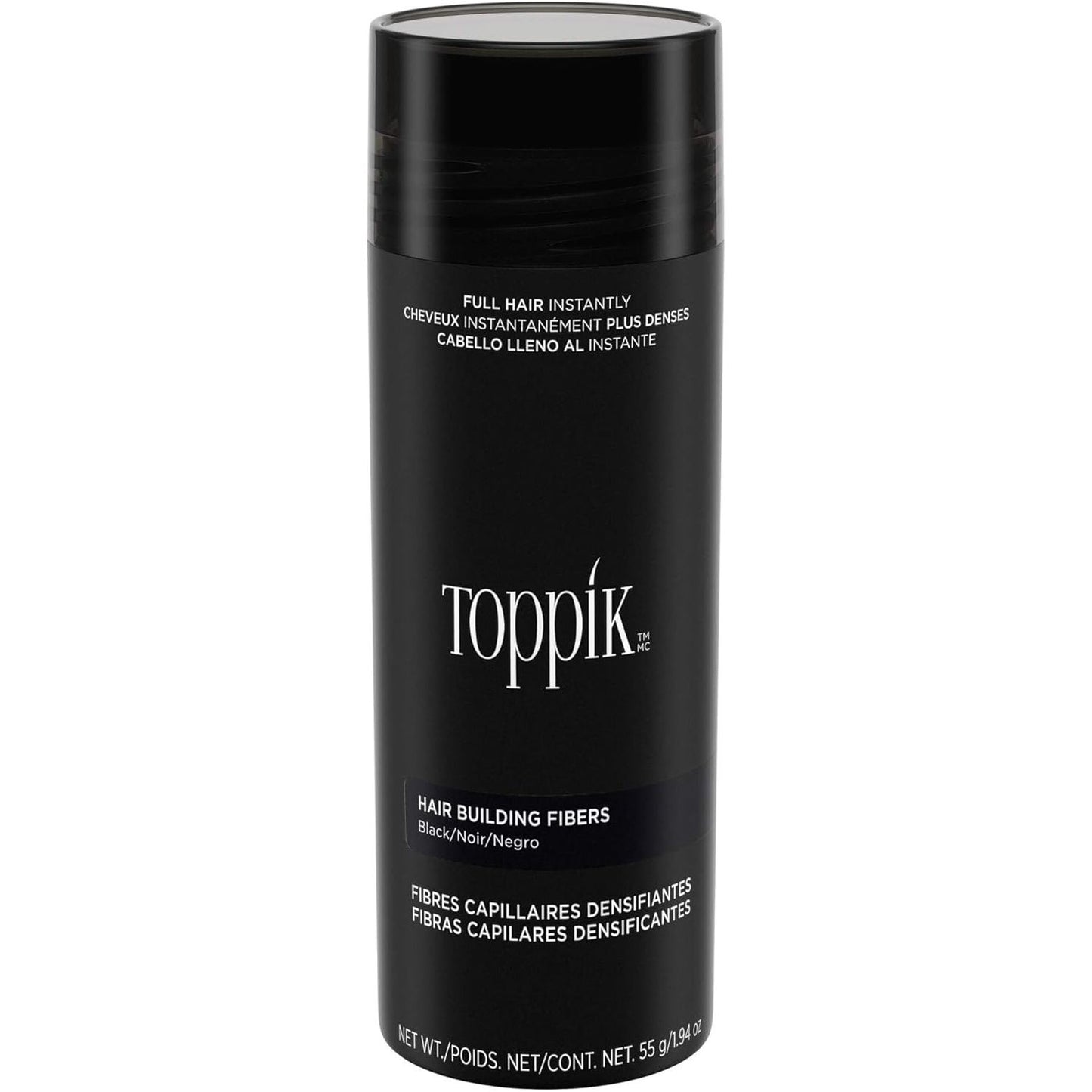 271149 - TOPPIK Keratin - Fibra Ndërtuese të Flokëve, të Zeza, 55 g