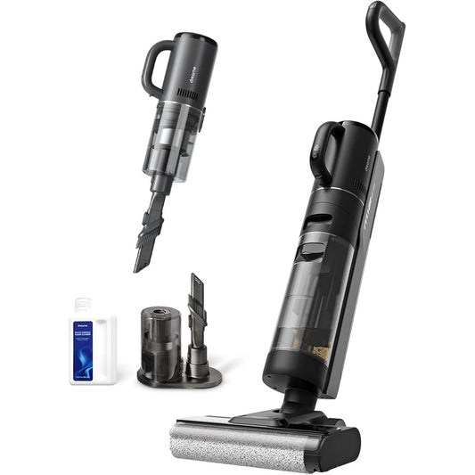 118032 - DREAME M12 Fshesë dyshemeje inteligjente me mop, pa tel për lagësht dhe thatë, Pastrim skajesh, Vetëpastrim, Kufizim kohe 35 minuta, Kapacitet rezervuari uji 920ml, Përshtatet për shumë sipërfaqe