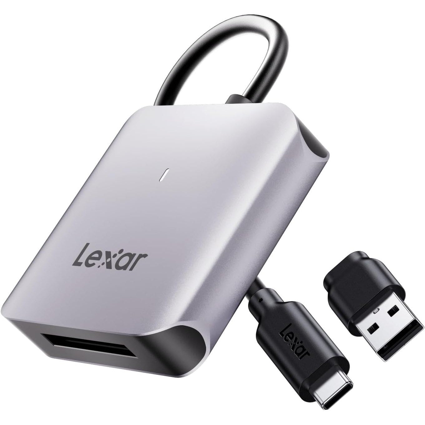 273039 - LEXAR Lexues Kartash RW510 CFexpress Type B, deri në 10Gbps, Lexues Kartash Memorie USB 3.2 Gen 2 CF për Kartat CFe Type B, përfshin Kabllo USB Type-C (LRW510U-BNHNG)
