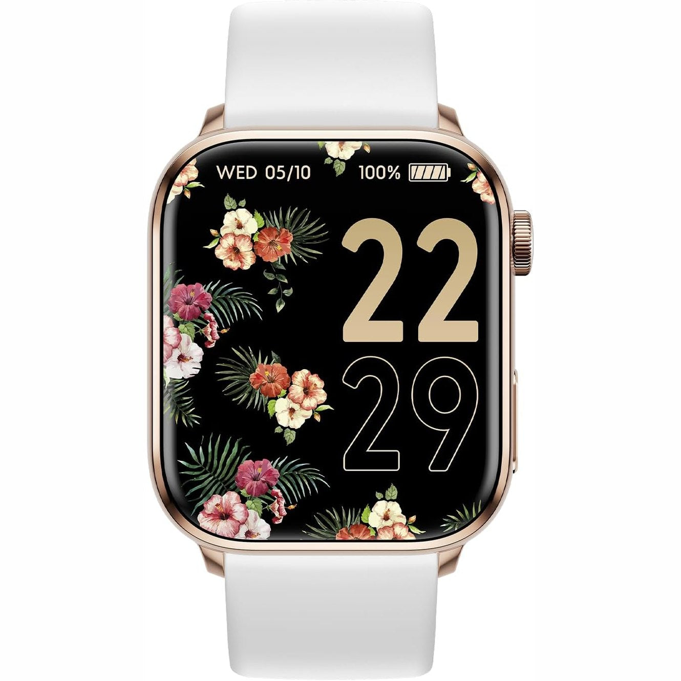 266225 - ICE-WATCH Orë e lidhur smart 2.0 Rose-Artë e Bardhë, ngjyrë rozë me rrip silikoni të bardhë për femra - 022537 (1.96 inç)