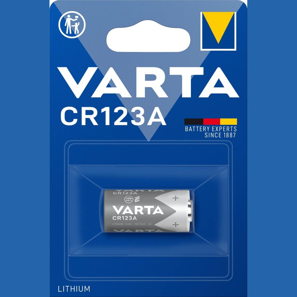 269349 - VARTA Bateri Elektronike Litium CR123A 3V, 1 Njësi