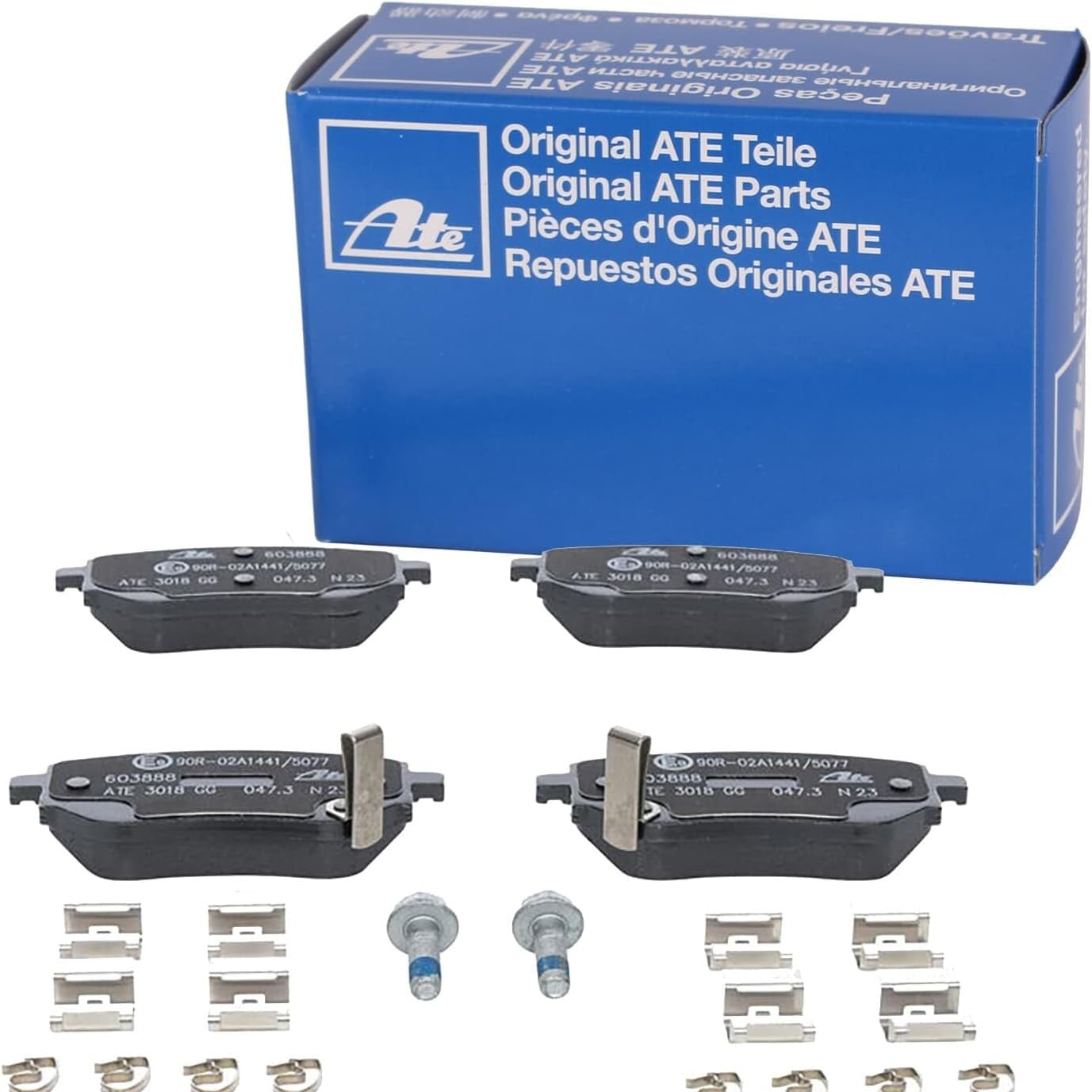 288532 - ATE Set pllakash frenash 13.0460-3888.2, i pajtueshëm me MERCEDES-BENZ X-CLASS dhe NISSAN NAVARA NP300