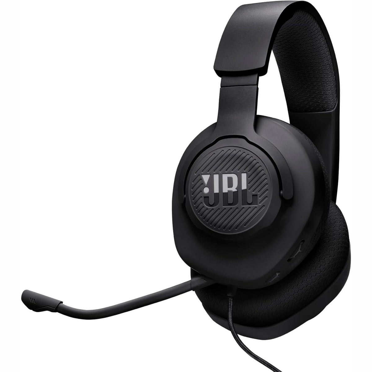319851 - JBL Kufje për Lojëra me Tel Quantum 100M2, JBL QuantumSOUND Signature, prizë 3.5 mm, kompatibilitet me shumë platforma, mikrofon të shkëputshëm me opsion heshtjeje, të zeza