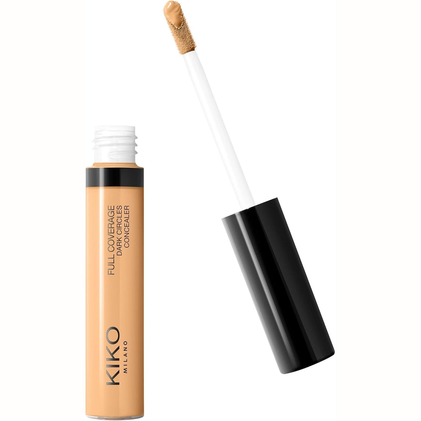 275694 - KIKO MILANO Korrektor Full Coverage Dark Circles 19, Korrektor i lëngshëm me mbulim të lartë për konturin e syve dhe fytyrën, 19 Kanellë