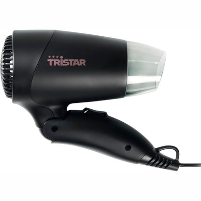 321666 - TRISTAR Tharëse flokësh për udhëtim HD-2460 - Dorezë e palosshme - 1200W - E zezë