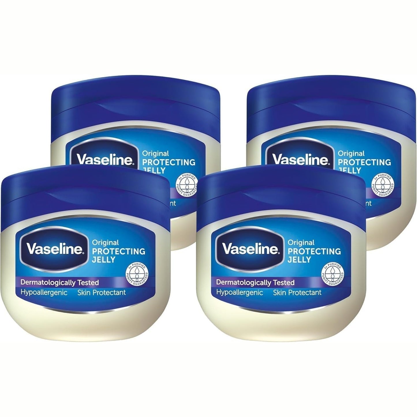 275690 - Vaseline Original Protective Jelly, 4 x 100 ml, Krem Mbrojtës për lëkurë të ndjeshme